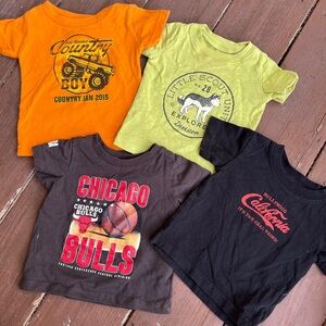 4 pc bundle of 6M baby boy tees
